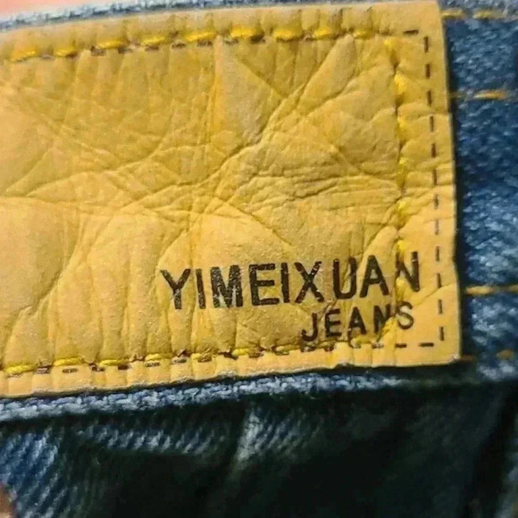 Button Front Deep Patch Pocket Denim Jean Mini Skirt - S - Picture 8 of 8